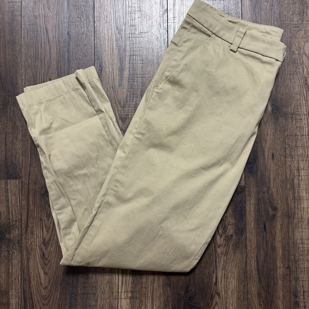 Lululemon Commission Classic Fit Pants Beige Trench Warpstreme Mens Size 32x29